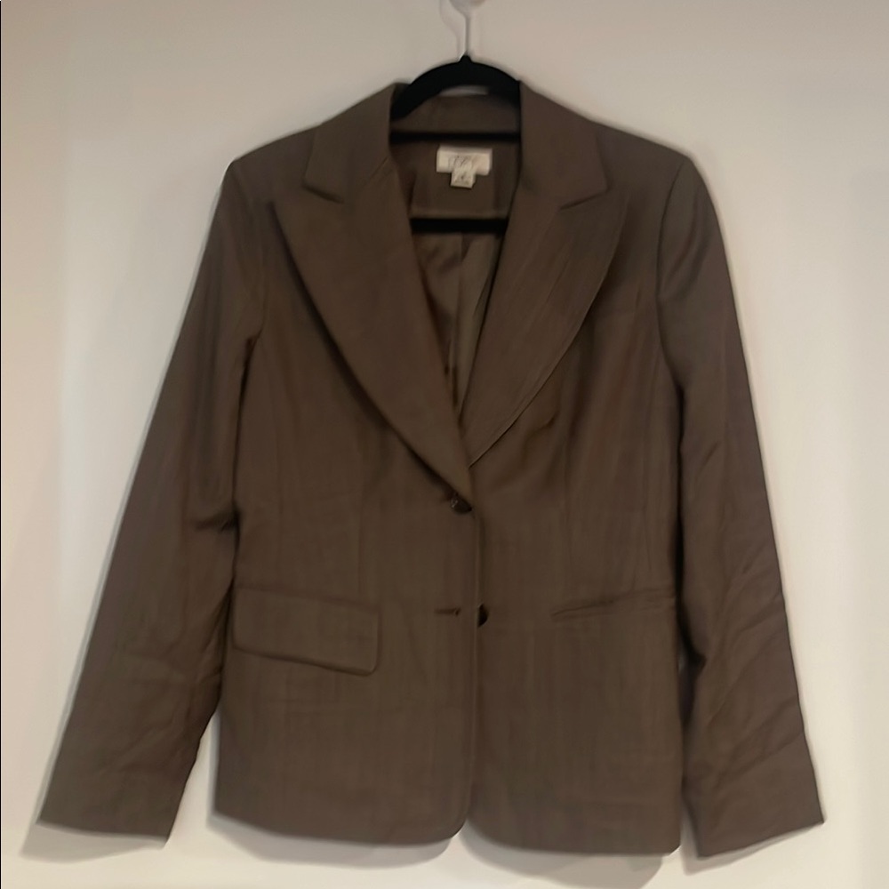 LOFT Women's Brown Blazer Sz 6